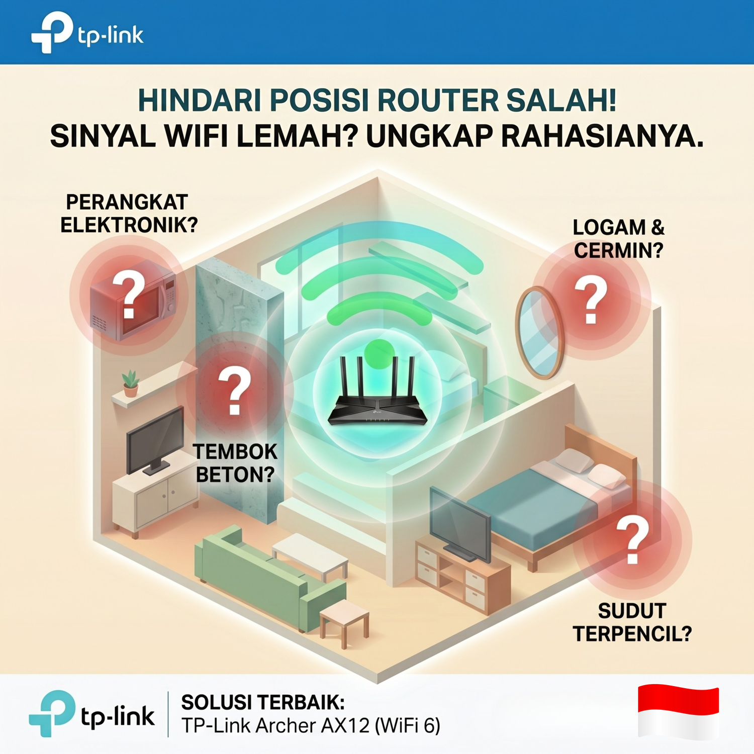 Sering Kesal Sinyal WiFi Putus di Kamar? Ini 4 Cara Ampuh Basmi "Dead Zone" di Rumah!