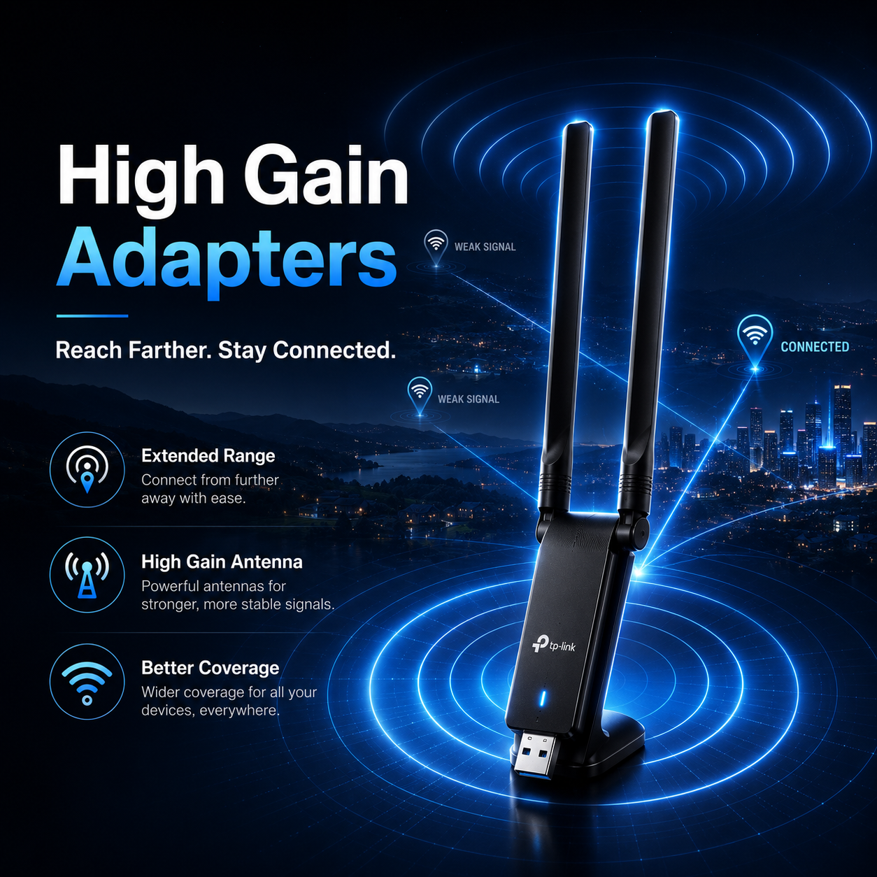 High Gain Adapter